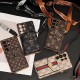LV & Gucci Accordion Card Holder Galaxy Case Detachable Strap 