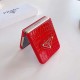 Prada Crocodile Texture with Metal Triangle Logo Galaxy Z Flip Case