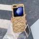 Goyard Chevron Pattern Card Slot Galaxy Z Flip Case Goyard Chevron Pattern Card Slot Galaxy Z Flip Case