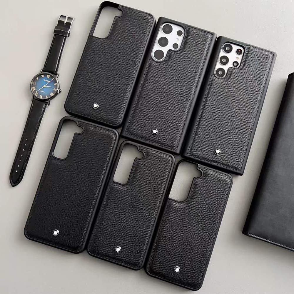 Montblanc Star Logo & Leather Texture Samsung Galaxy Case