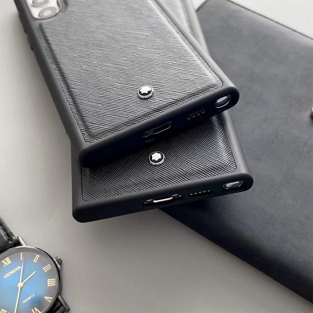 Montblanc Star Logo & Leather Texture Samsung Galaxy Case