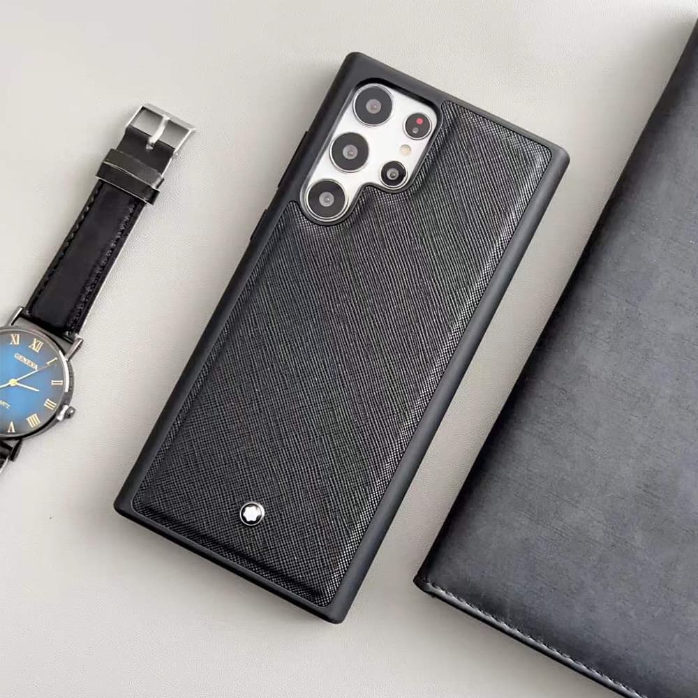 Montblanc Star Logo & Leather Texture Samsung Galaxy Case