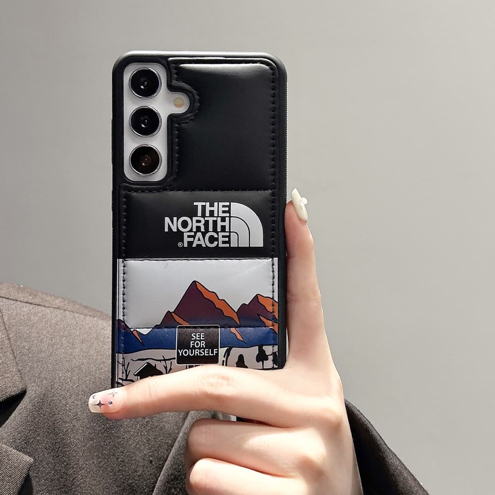 The North Face Mountain Design & Quilted Texture Samsung Galaxy Case