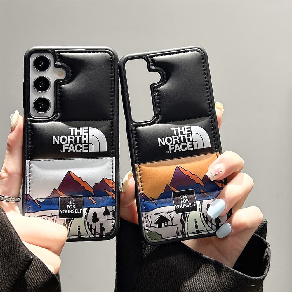 The North Face Mountain Design & Quilted Texture Samsung Galaxy Case