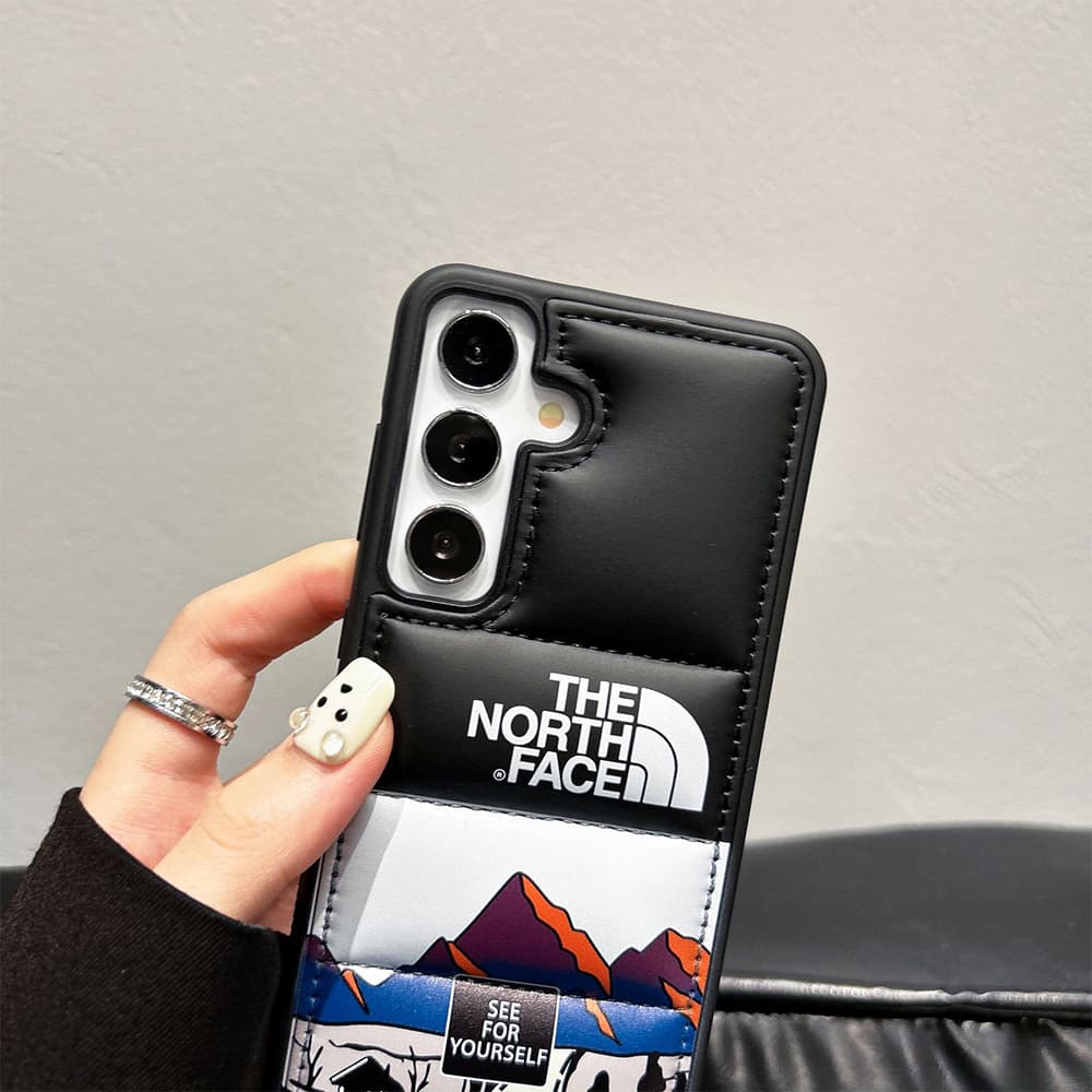 The North Face Mountain Design & Quilted Texture Samsung Galaxy Case