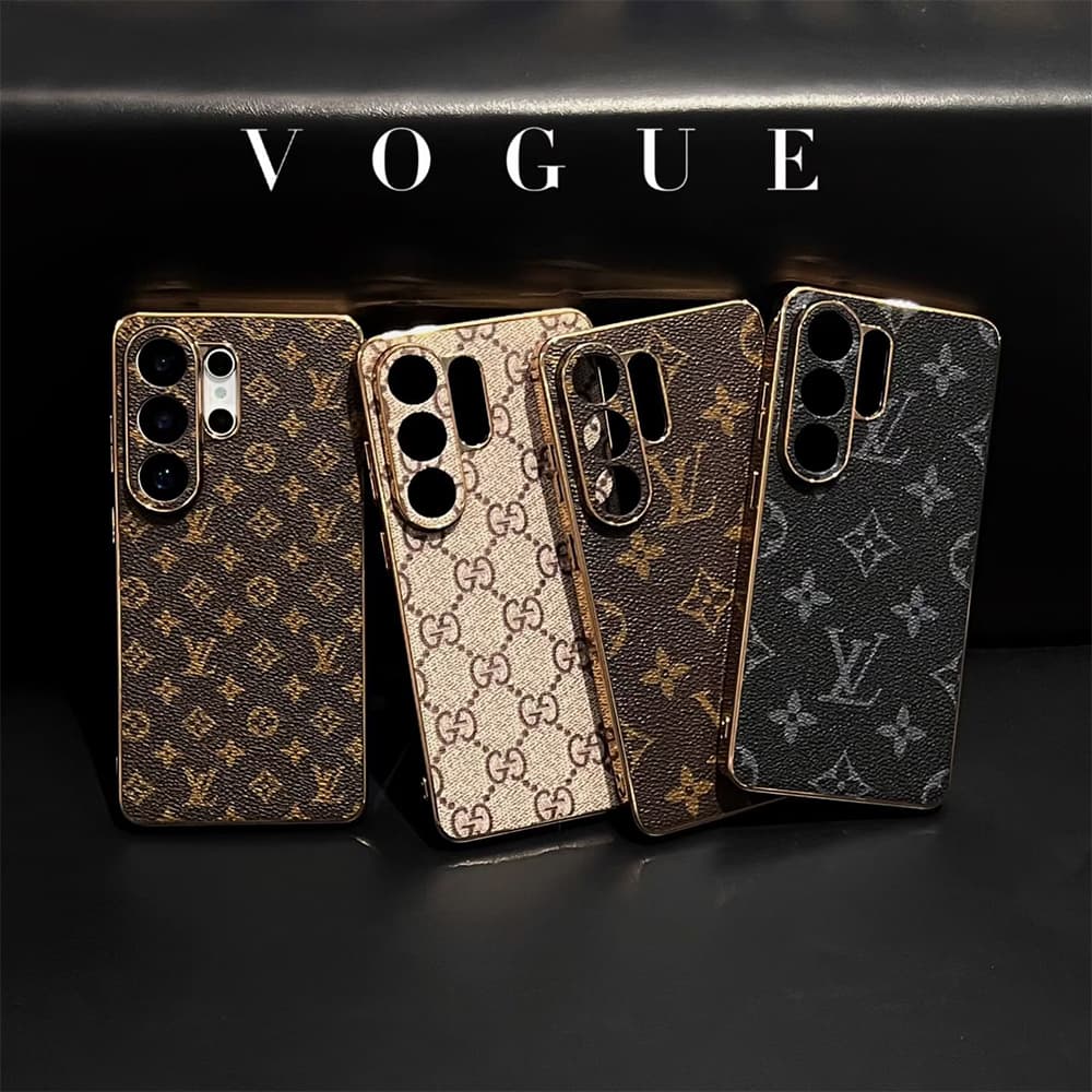 LV & Gucci Gold Plated Frame Samsung Galaxy S Series Case