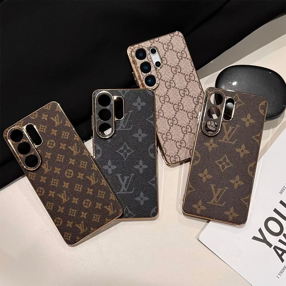 LV & Gucci Gold Plated Frame Samsung Galaxy S Series Case