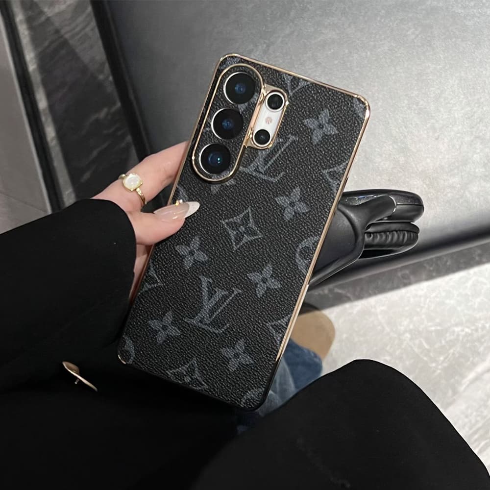LV & Gucci Gold Plated Frame Samsung Galaxy S Series Case