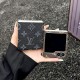 LV Gold Frame Samsung Galaxy Z Flip Case - Monogram Pattern
