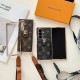 LV Card Holder & Crossbody Strap Samsung Galaxy Z Fold Case - Monogram Pattern