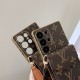 LV & Gucci Accordion Card Holder & Premium Electroplated Gold Frame Samsung Galaxy S Case