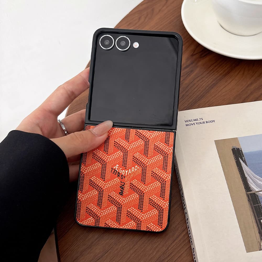 Goyard Y-Pattern Chevron Samsung Galaxy Z Flip/Fold Case