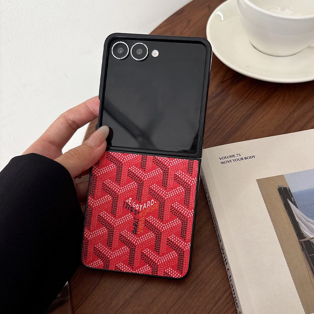 Goyard Y-Pattern Chevron Samsung Galaxy Z Flip/Fold Case