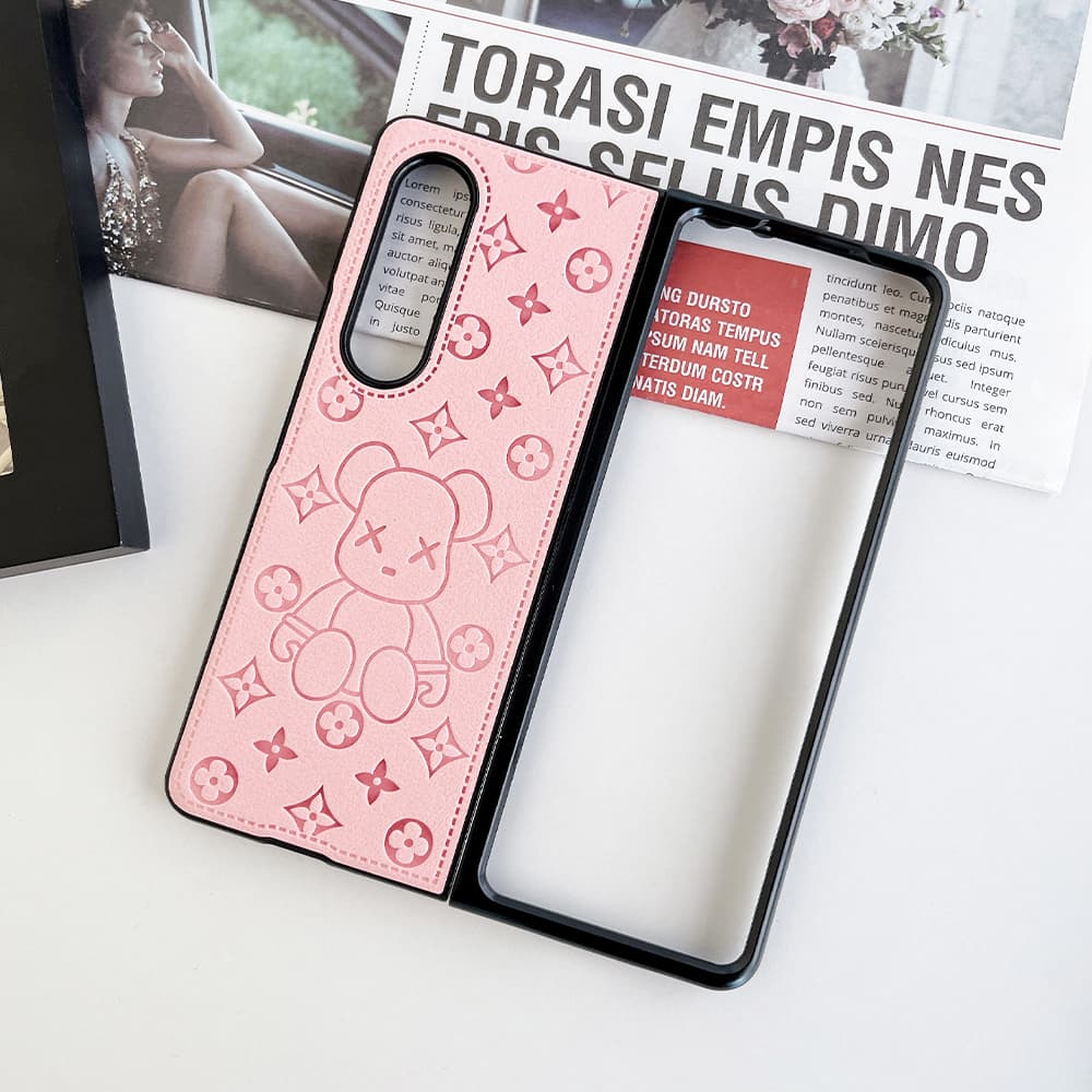Louis Vuitton x Kaws Bearbrick Samsung Galaxy Z Flip Fold Case