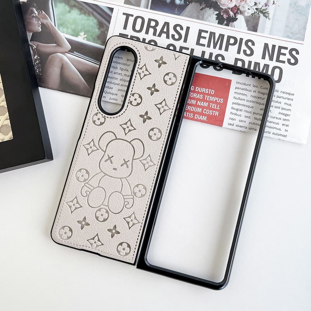 Louis Vuitton x Kaws Bearbrick Samsung Galaxy Z Flip Fold Case
