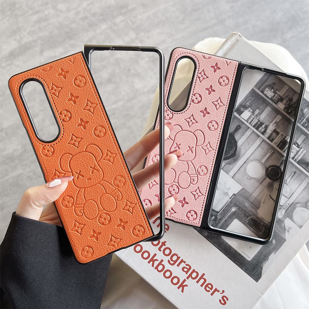 Louis Vuitton x Kaws Bearbrick Samsung Galaxy Z Flip Fold Case