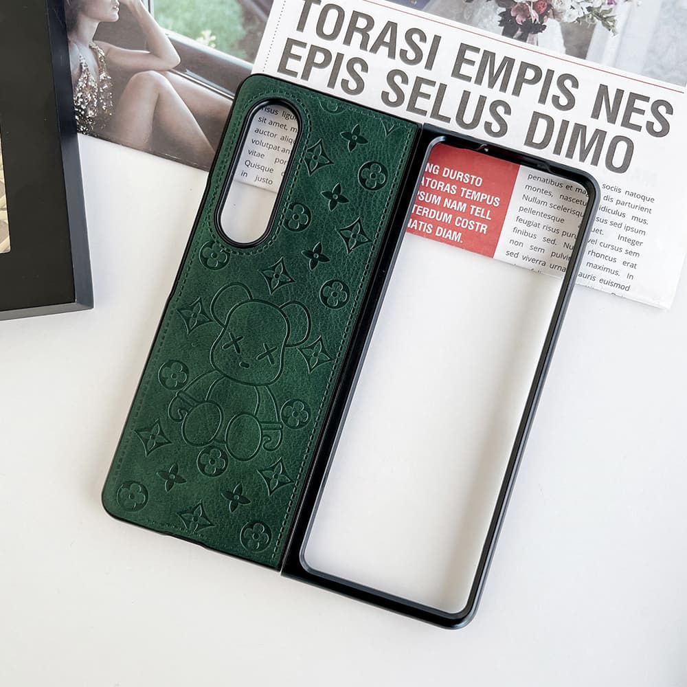 Louis Vuitton x Kaws Bearbrick Samsung Galaxy Z Flip Fold Case