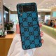 Gucci GG Supreme Colorblock Samsung Galaxy Z Flip Fold Case