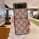 Gucci GG Supreme Canvas Samsung Galaxy Z Flip Fold Case