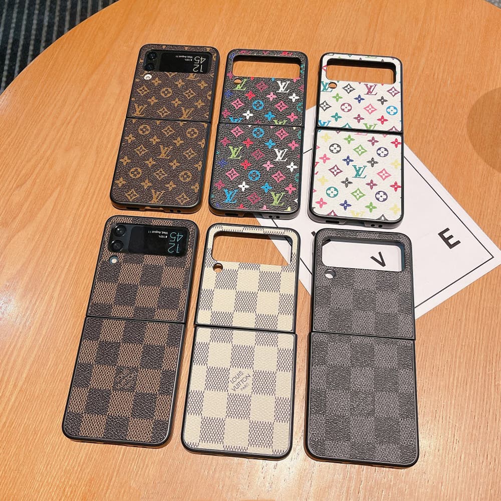 Louis Vuitton Monogram & Checkerboard Samsung Galaxy Z Flip Fold Case