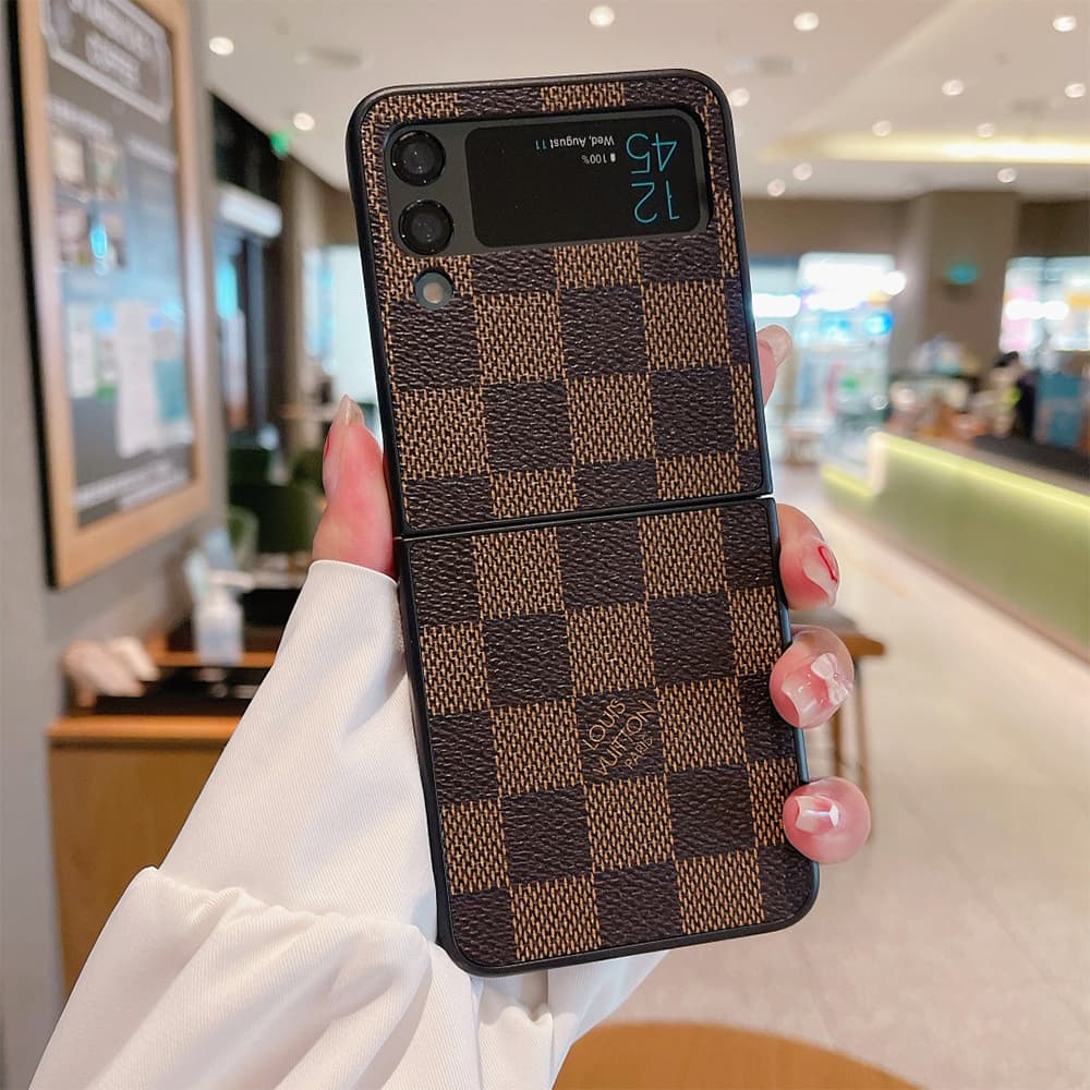 Louis Vuitton Monogram & Checkerboard Samsung Galaxy Z Flip Fold Case