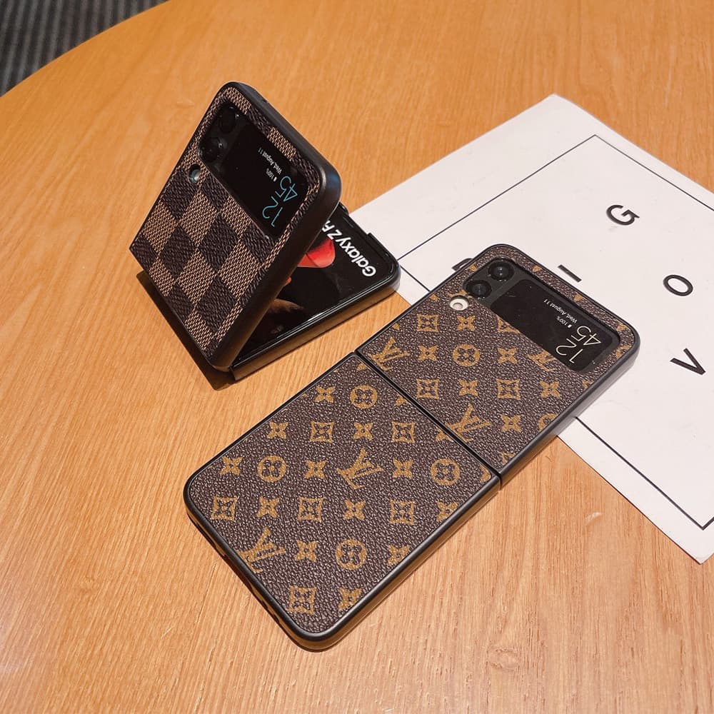 Louis Vuitton Monogram & Checkerboard Samsung Galaxy Z Flip Fold Case