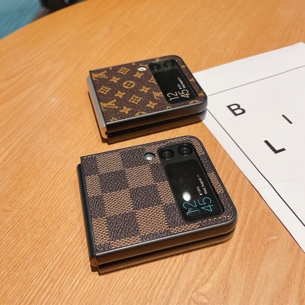 Louis Vuitton Monogram & Checkerboard Samsung Galaxy Z Flip Fold Case