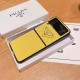 Prada Saffiano Leather Triangle Logo Samsung Galaxy Z Flip Fold Case