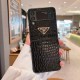 Prada Glossy Croc Triangle Logo Samsung Galaxy Z Flip Fold Case