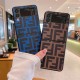 Fendi FF Zucca Monogram Samsung Galaxy Z Flip Fold Case