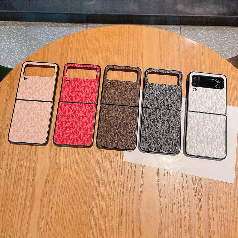 Michael Kors Signature MK Monogram Samsung Galaxy Z Flip Fold Case