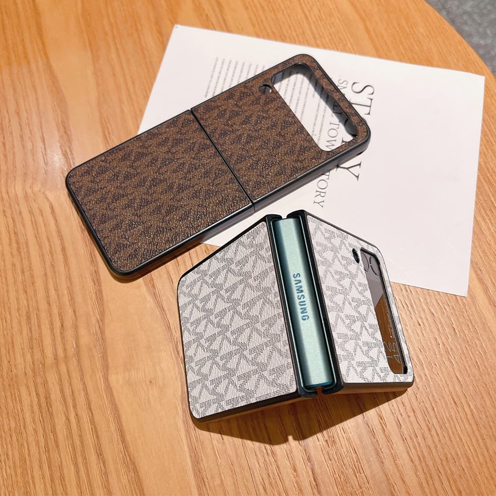 Michael Kors Signature MK Monogram Samsung Galaxy Z Flip Fold Case