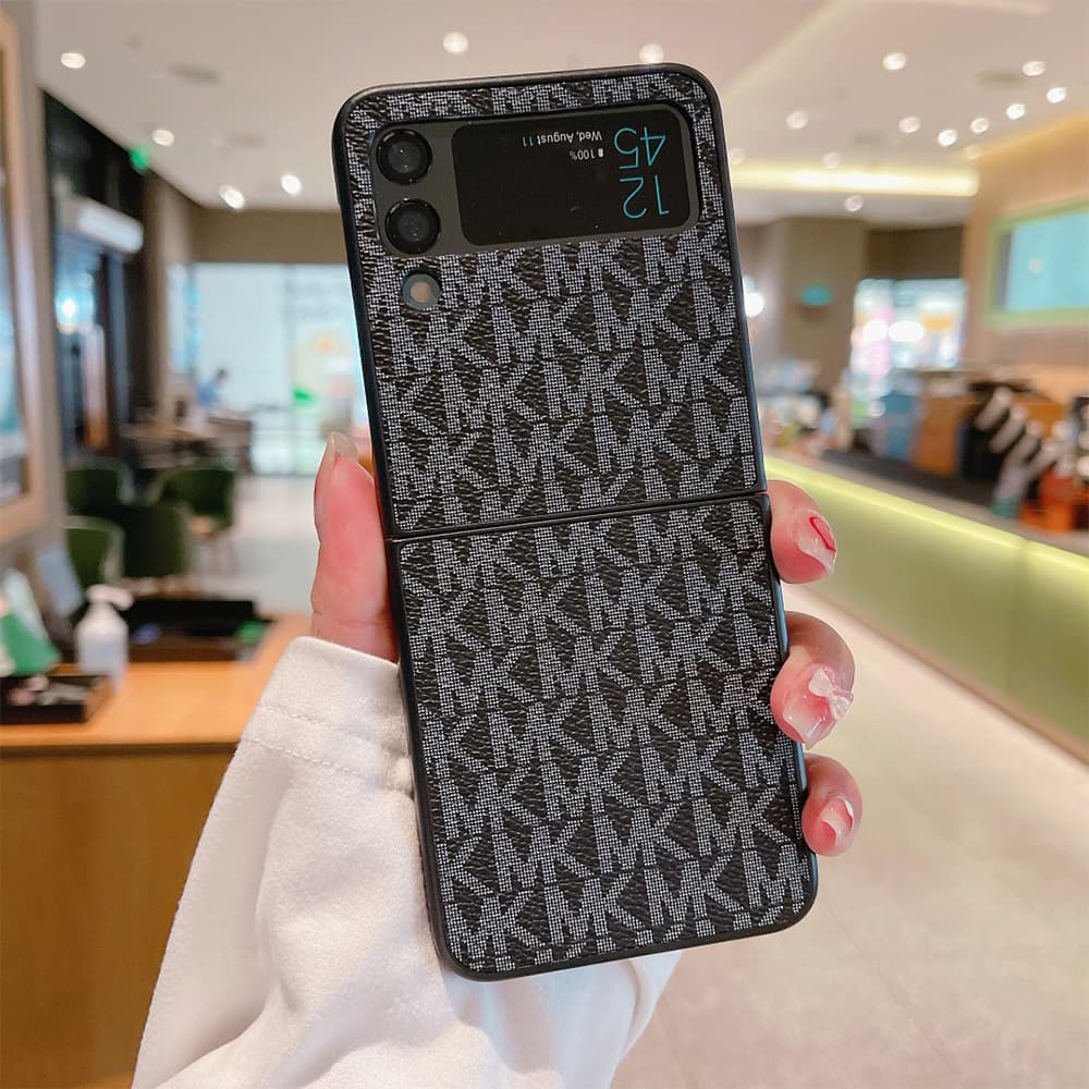 Michael Kors Signature MK Monogram Samsung Galaxy Z Flip Fold Case