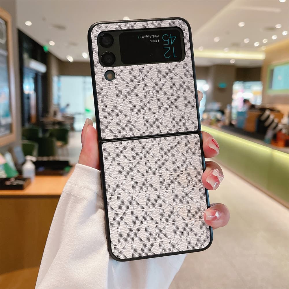 Michael Kors Signature MK Monogram Samsung Galaxy Z Flip Fold Case