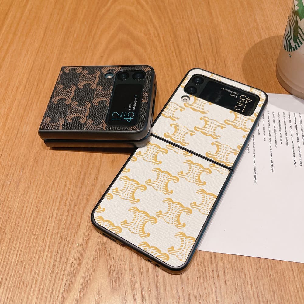 Celine Triomphe Canvas Samsung Galaxy Z Flip Fold Case