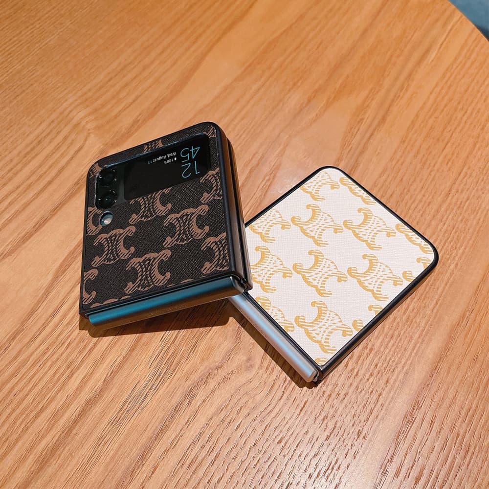 Celine Triomphe Canvas Samsung Galaxy Z Flip Fold Case