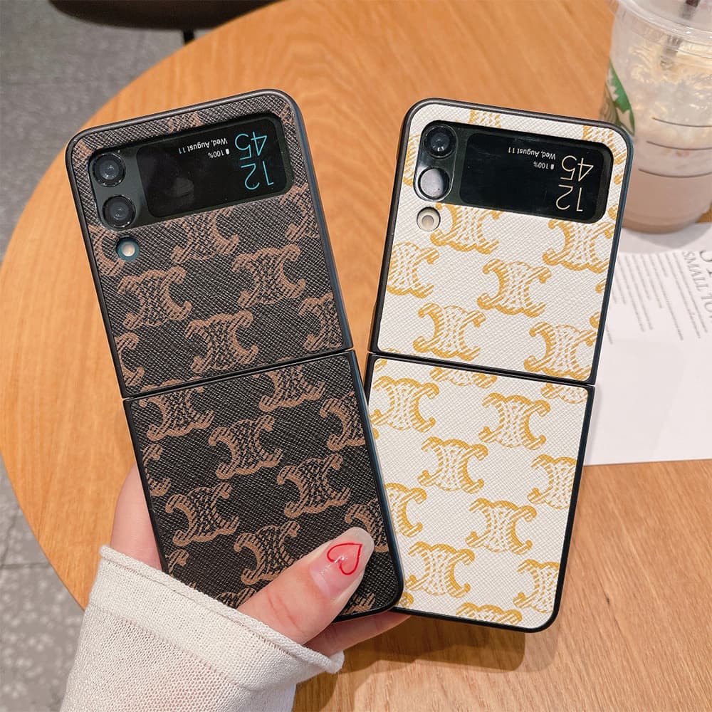 Celine Triomphe Canvas Samsung Galaxy Z Flip Fold Case