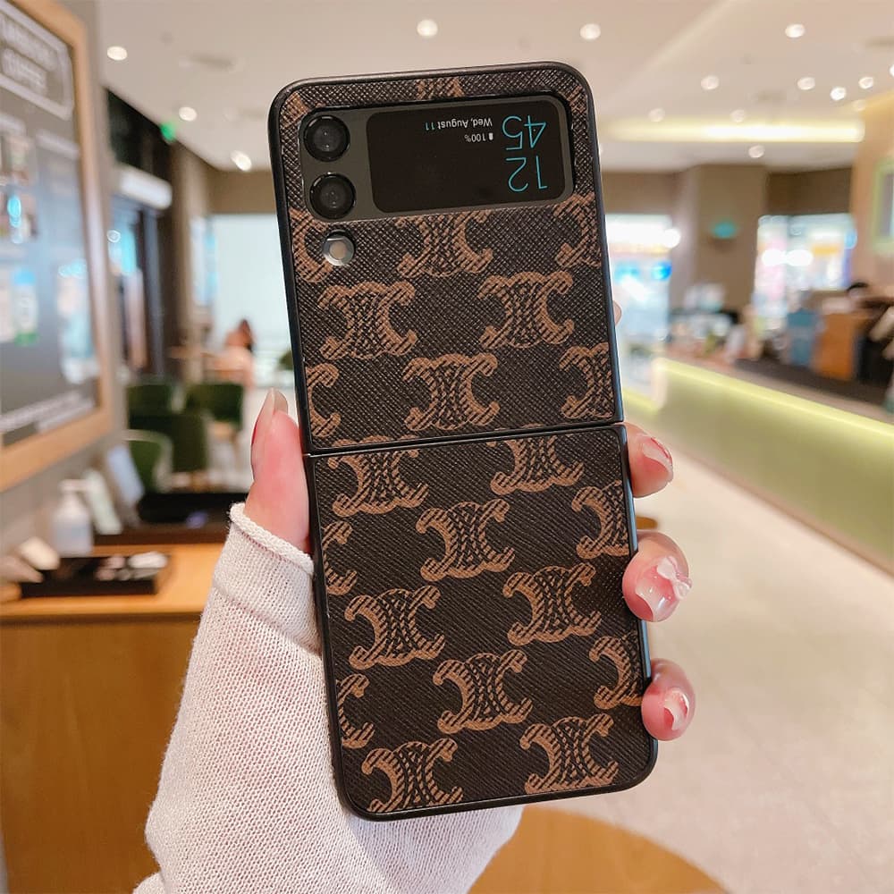 Celine Triomphe Canvas Samsung Galaxy Z Flip Fold Case