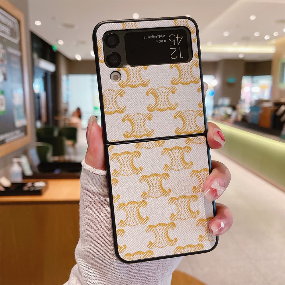 Celine Triomphe Canvas Samsung Galaxy Z Flip Fold Case
