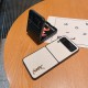 YSL Glossy Croc Logo Samsung Galaxy Z Flip Fold Case