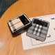 Burberry Vintage Check Leather Samsung Galaxy Z Flip Fold Case