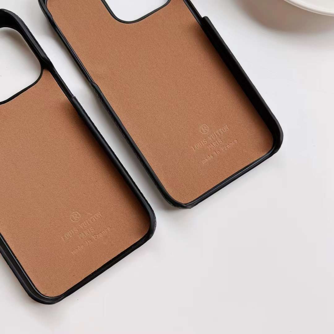 Luxury Louis Vuitton Inspired Phone Case for iPhone – Genuine Faux Leather with V-Card Slot Luxury Louis Vuitton Inspired Phone Case for iPhone – Genuine Faux Leather with V-Card Slot