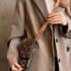 LV & Gucci Flip Card Holder & Crossbody Strap iPhone Case - Monogram Pattern