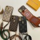 Designer Monogram iPhone Case Collection - LV/Gucci Luxury Cover with Card Holder & Detachable Lanyard Designer Monogram iPhone Case Collection - LV/Gucci Luxury Cover with Card Holder & Detachable Lanyard