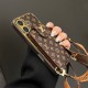Designer Monogram iPhone Case Collection - LV/Gucci Luxury Cover with Card Holder & Detachable Lanyard Designer Monogram iPhone Case Collection - LV/Gucci Luxury Cover with Card Holder & Detachable Lanyard