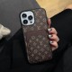 Designer Monogram iPhone Case Collection - LV/Gucci Luxury Cover with Built-in Card Slot Designer Monogram iPhone Case Collection - LV/Gucci Luxury Cover with Built-in Card Slot