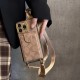 Coach Signature iPhone Case - Monogram Luxury Cover with Flip Wallet & Adjustable Lanyard Coach Signature iPhone Case - Monogram Luxury Cover with Flip Wallet & Adjustable Lanyard