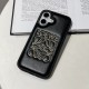 LOEWE Minimalist iPhone Case - Embossed Logo Luxury Cover (Black/White) LOEWE Minimalist iPhone Case - Embossed Logo Luxury Cover (Black/White)
