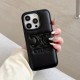 CELINE Minimalist iPhone Case - Double C Logo & Premium PU Leather (Black/White) CELINE Minimalist iPhone Case - Double C Logo & Premium PU Leather (Black/White)