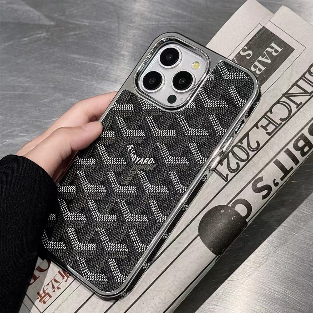 Goyard Luxury iPhone Case - Classic Chevron Design in 5 Colors (Pink/White/Black/Yellow/Green) Goyard Luxury iPhone Case - Classic Chevron Design in 5 Colors (Pink/White/Black/Yellow/Green)